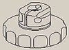 Piston nut